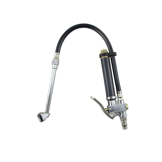 US 1-2 Pcs DUAL CHUCK TIRE INFLATOR with AIR PRESSURE GAUGE 10-120 PSI Rubber