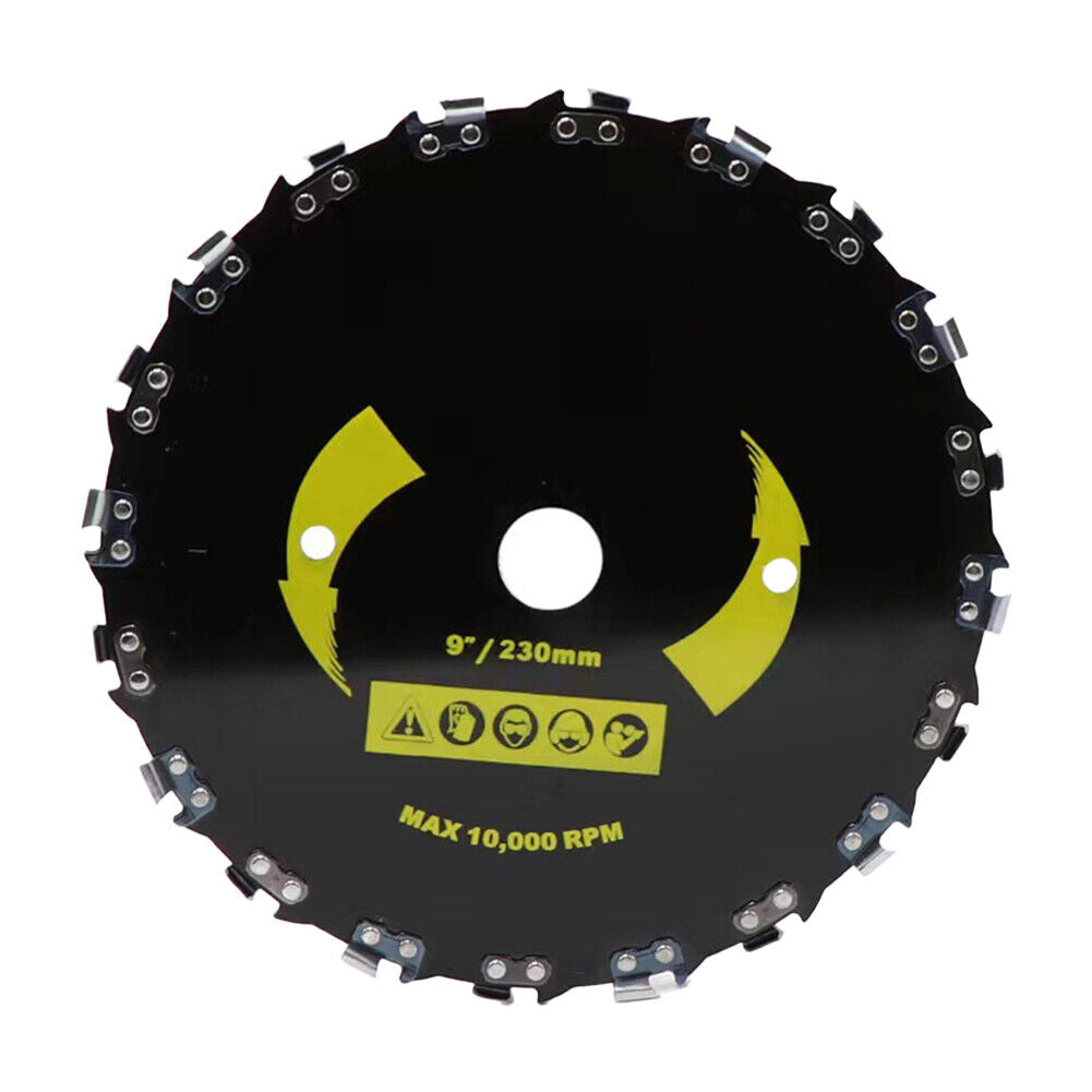 US 2Pc 9''Chainsaw Tooth Brush Blades Trimmer Head Suitable ForCutter Weed Eater