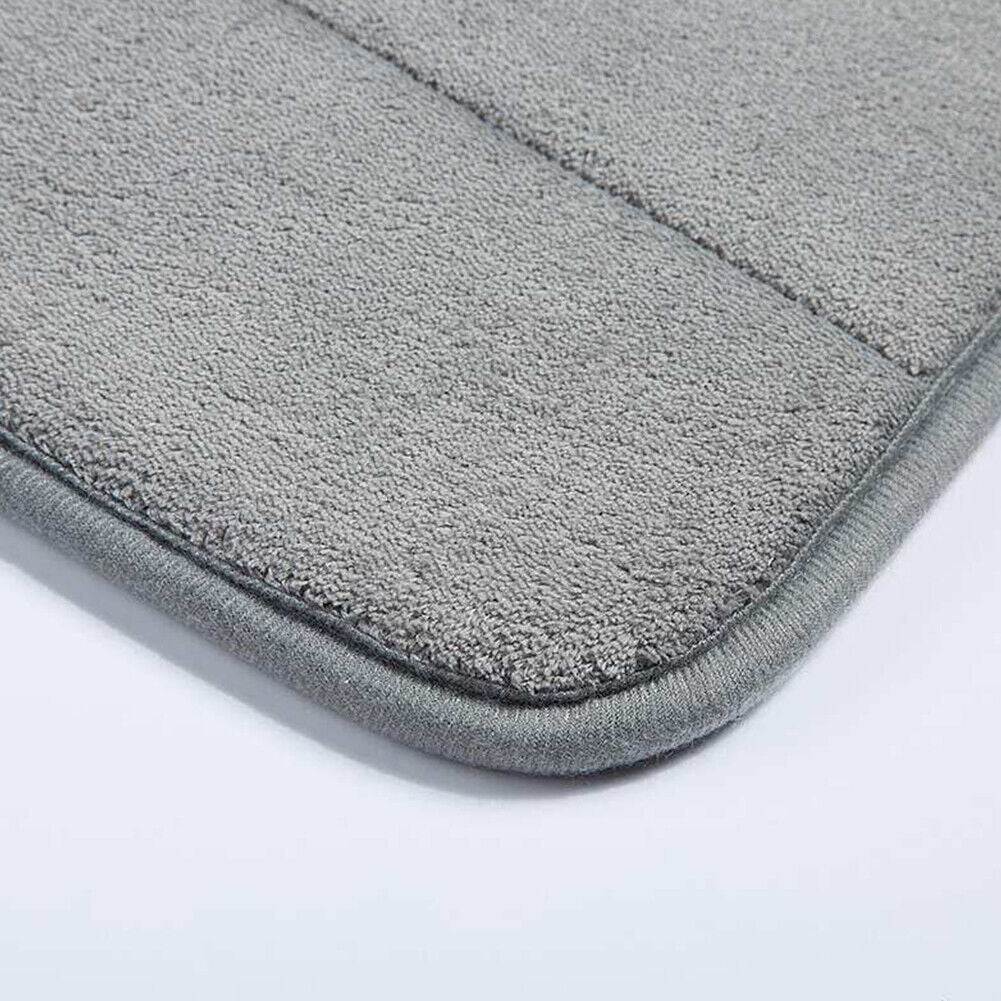 US Luxurious Absorbent Soft Memory Foam Rug Shower Bath Mat Non-Slip 31.5"x19.8"