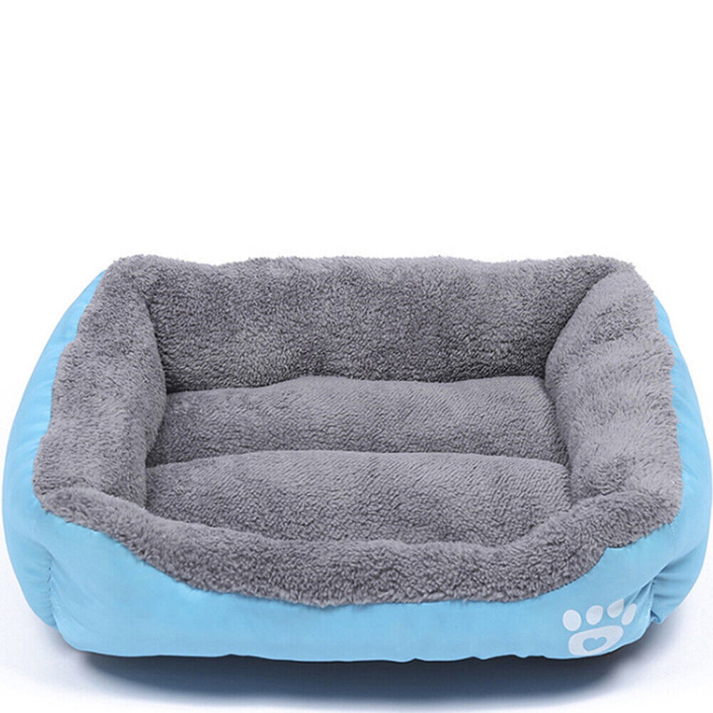US Washable Pet Dog Cat Bed Puppy Cushion House Pet Soft Warm Kennel Mat Blanke