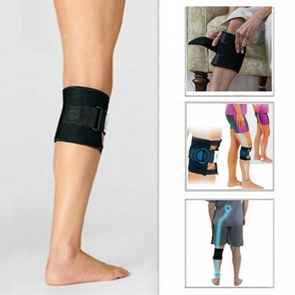US 1-2 Pairs Pressure Point Knee Brace Pain Relief Leg Sciatica Acupressure Wrap