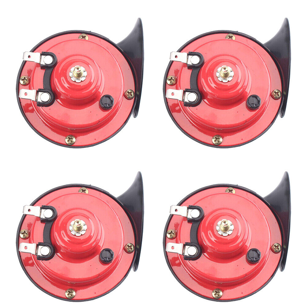 US 1-2 Pairs 12V 300DB Super Loud Train Air Horn Waterproof Motorcycle Car Boat
