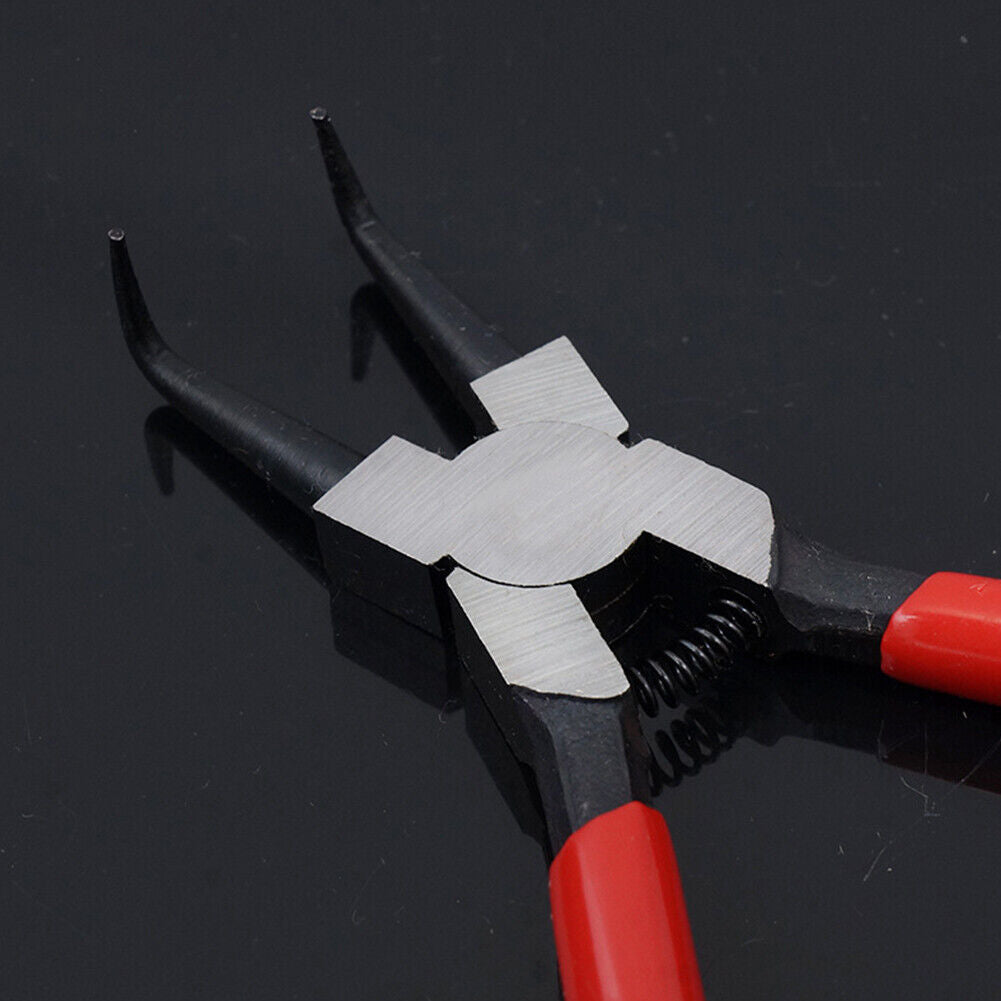 US Heavy Duty 7" Circlip Plier Snap Ring Plier External Internal Kit w/ Pouch