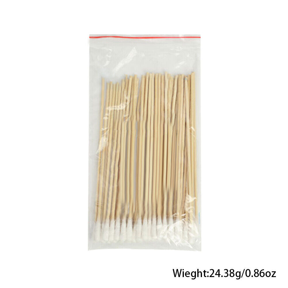 US1000-2000 Pcs Cotton Swabs Applicator Q-tip 6" Extra Long Wood Handle Cleaning