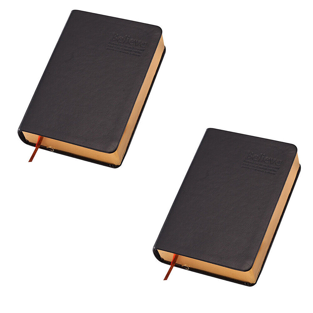 US 1-2 Pack Vintage Diary Notepad Thick Blank Paper Leather Notebook Sketchbook