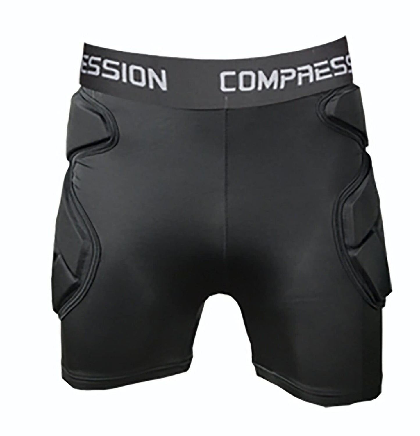 Men's Padded Compression Pants Leggings for Soccer Basketball Paintball Hockey