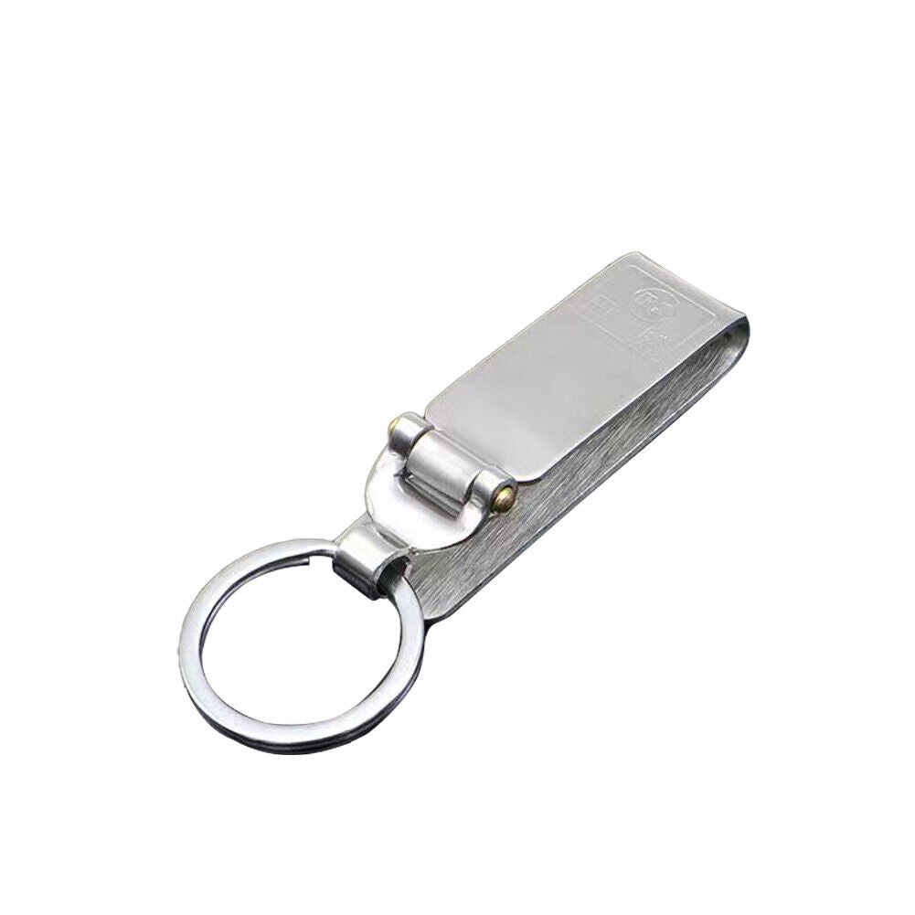 US 1-2 Pack Titanium Carabiner Key Chain Ring Belt Quick Release Detachable Clip