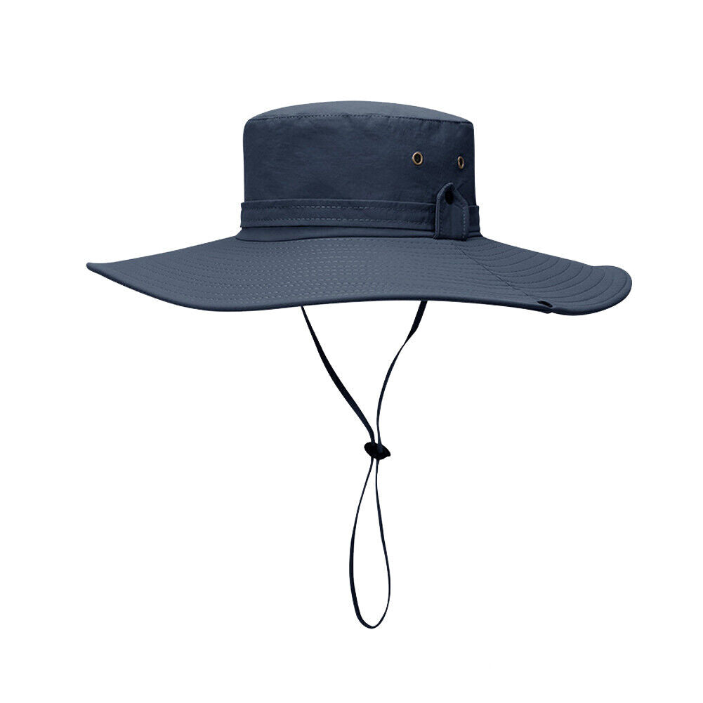 US 1-2 Pc Military Sun Block Outdoor Safari Cap Boonie Fishing Hiking Bucket Hat
