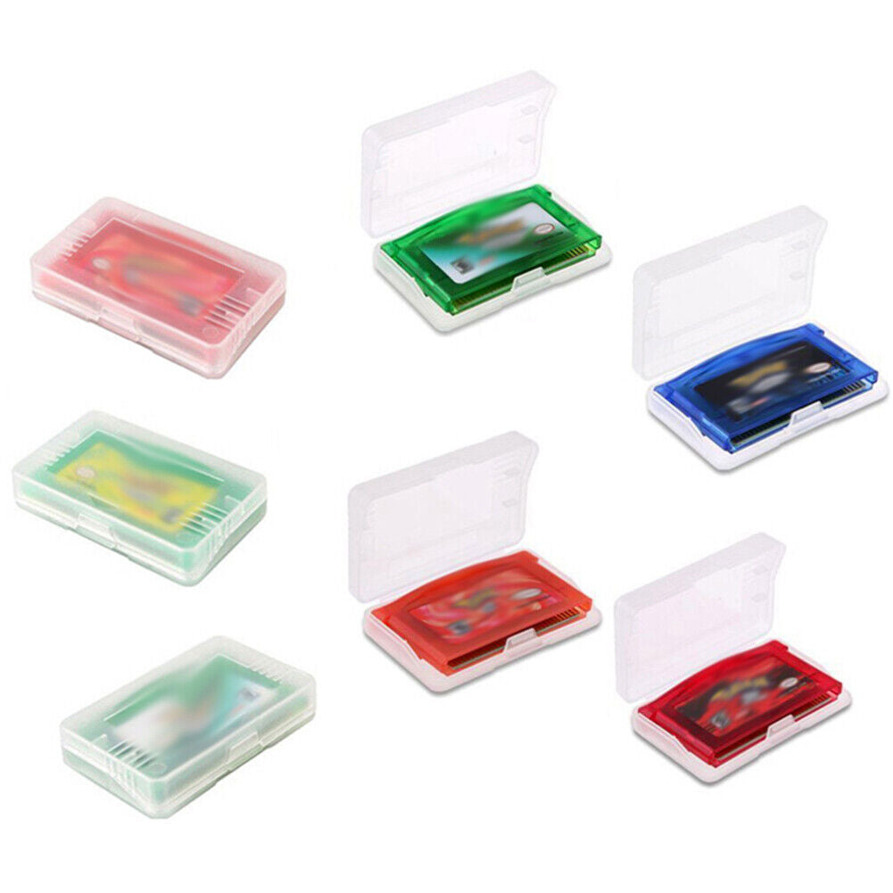 US 20-40 Pc Clear Cartridge Cases For Nintendo Game Boy Advance GBA Games Covers