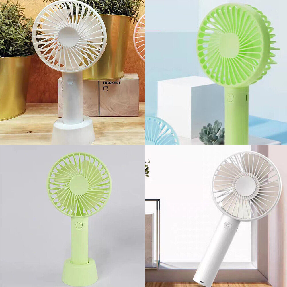 US 2-4 Pack Portable Rechargeable Fan Mini Handy Pocket Size Air Cooler USB