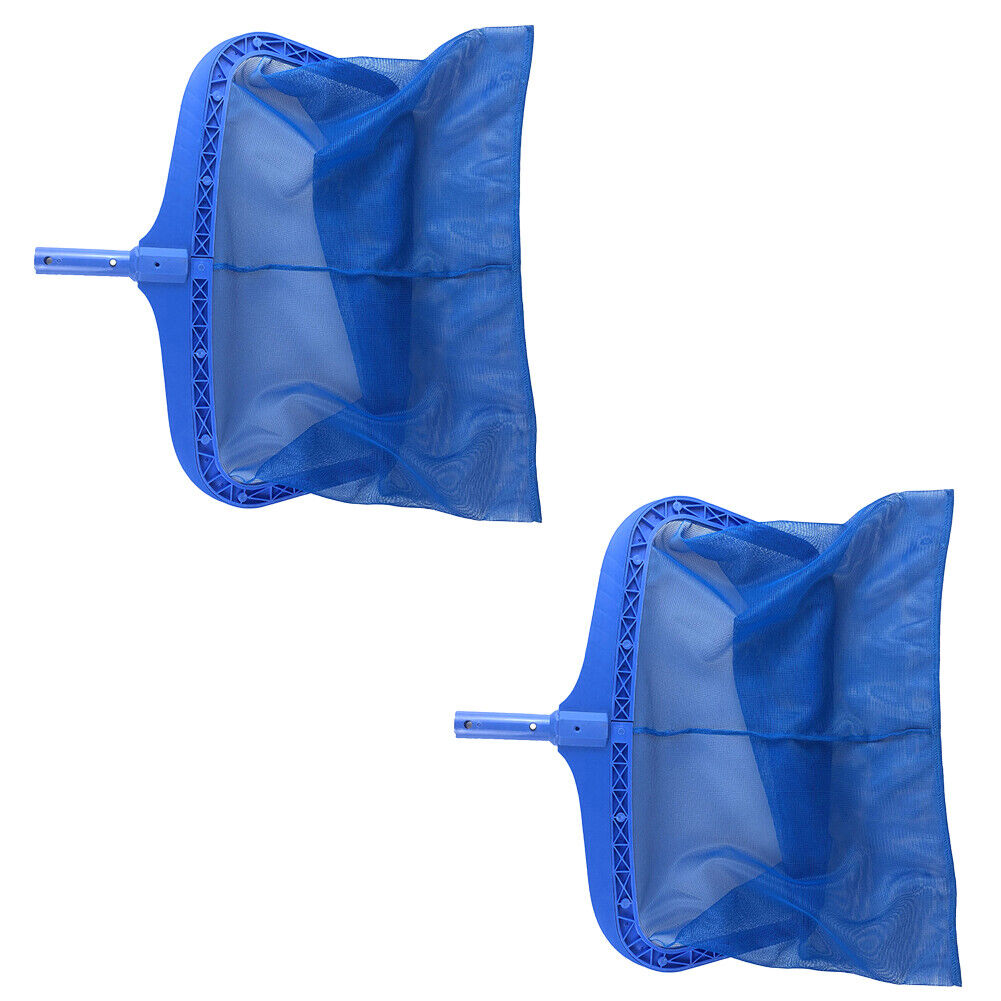US 1-2Pc Heavy Duty Pool Skimmer Leaf Rake Net Scooper, Cleaning Pool, Fine Mesh