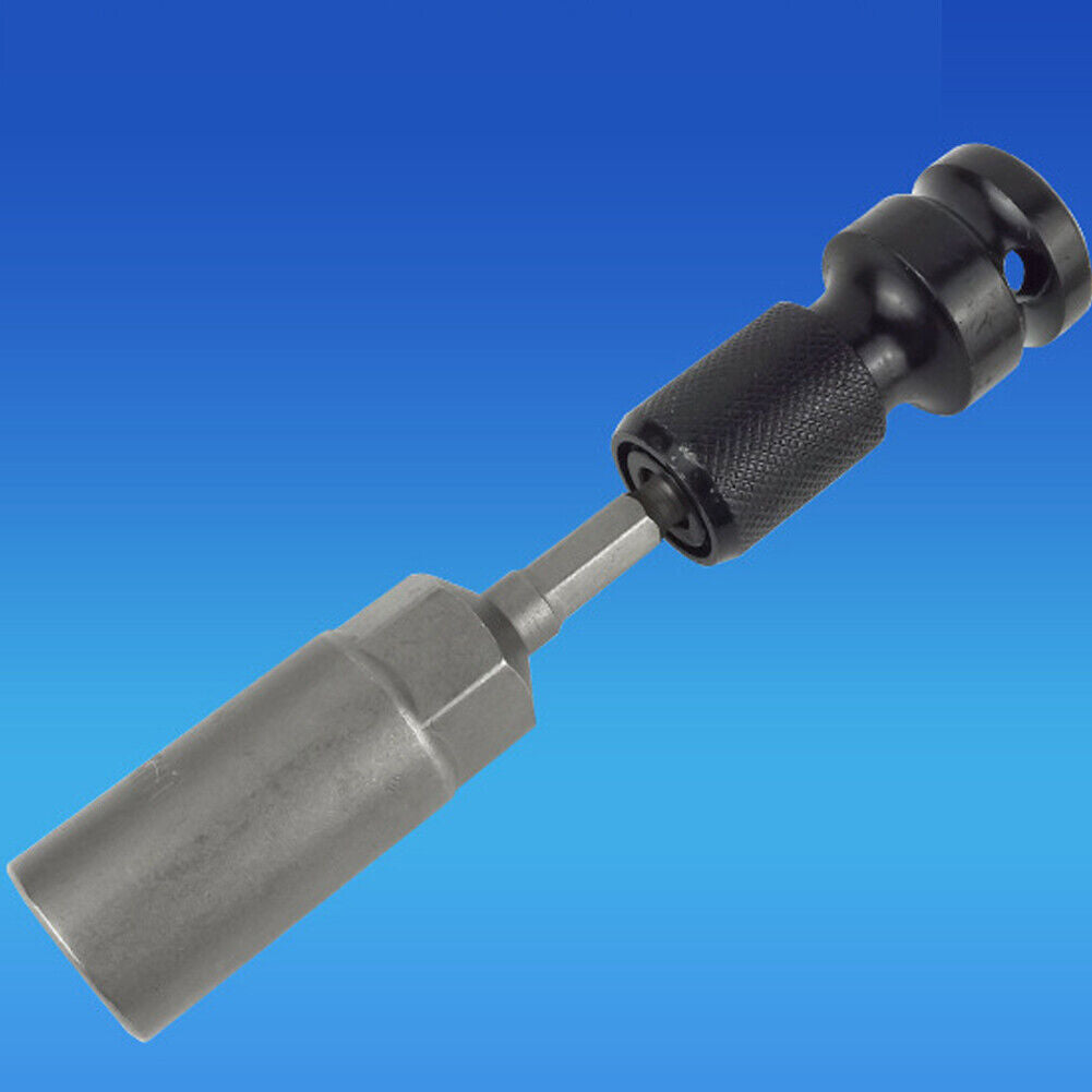 US 2-4 Pcs  1/2" Drive To 1/4" Socket Adapter Hex Drill Chuck Change