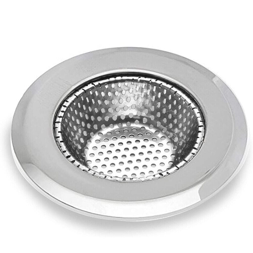 US 4-8 Pc Kitchen Sink Strainer Stainless Steel Drain Strainer Basket Waste Plug
