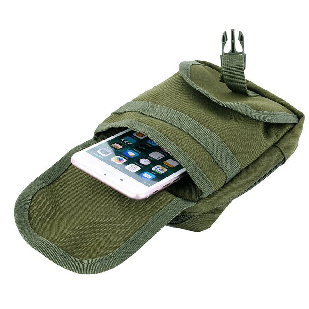 US 1-2 Pc MOLLE Tactical Small Utility Phone GPS Electronic Device Tool Pouch