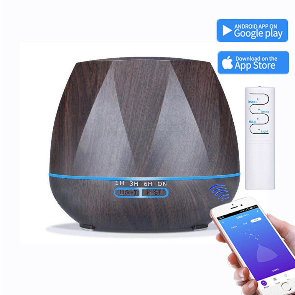 US 18 oz Essential Oil Diffuser,6 In 1 Aromatherapy Ultrasonic Mist Humidifier