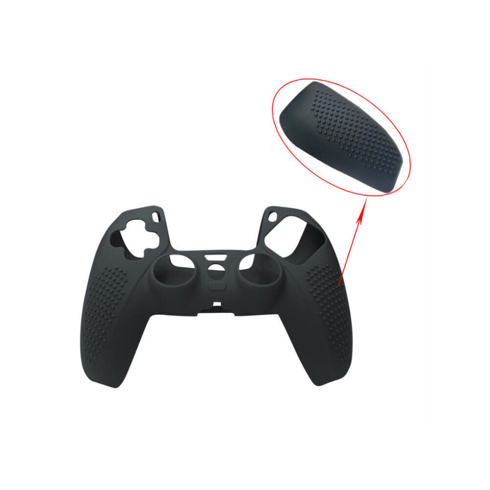 US 2-4 Pack Anti-Slip Silicone Cover Case PS5 Controller Soft Protective Rubber