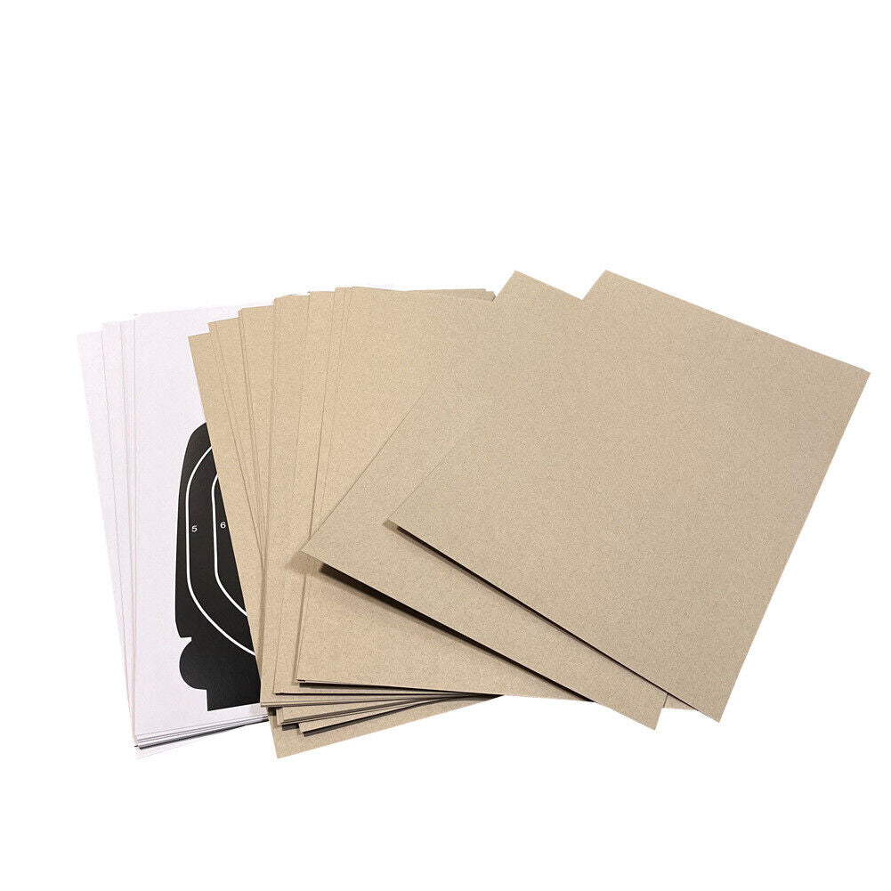 US 50 Pc 12x18'' Shooting Target, Targets for Pistol Shooting Targets for Range