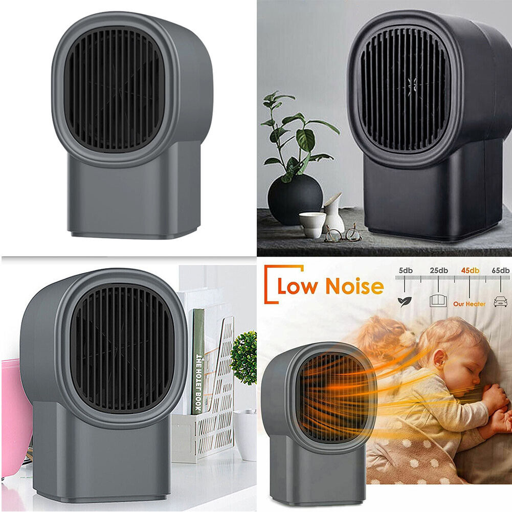 US 1-2 Pcs 450W Mini Electric Heater Portable Fast Heating Indoor Office Desktop