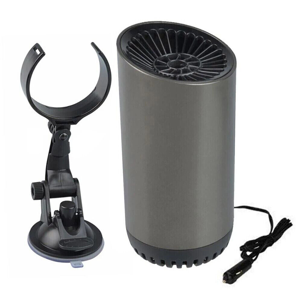 US 1-2 Pcs 12v Auto Heater Car Warm Cup Shape Fast Defroster Windshield Defogger