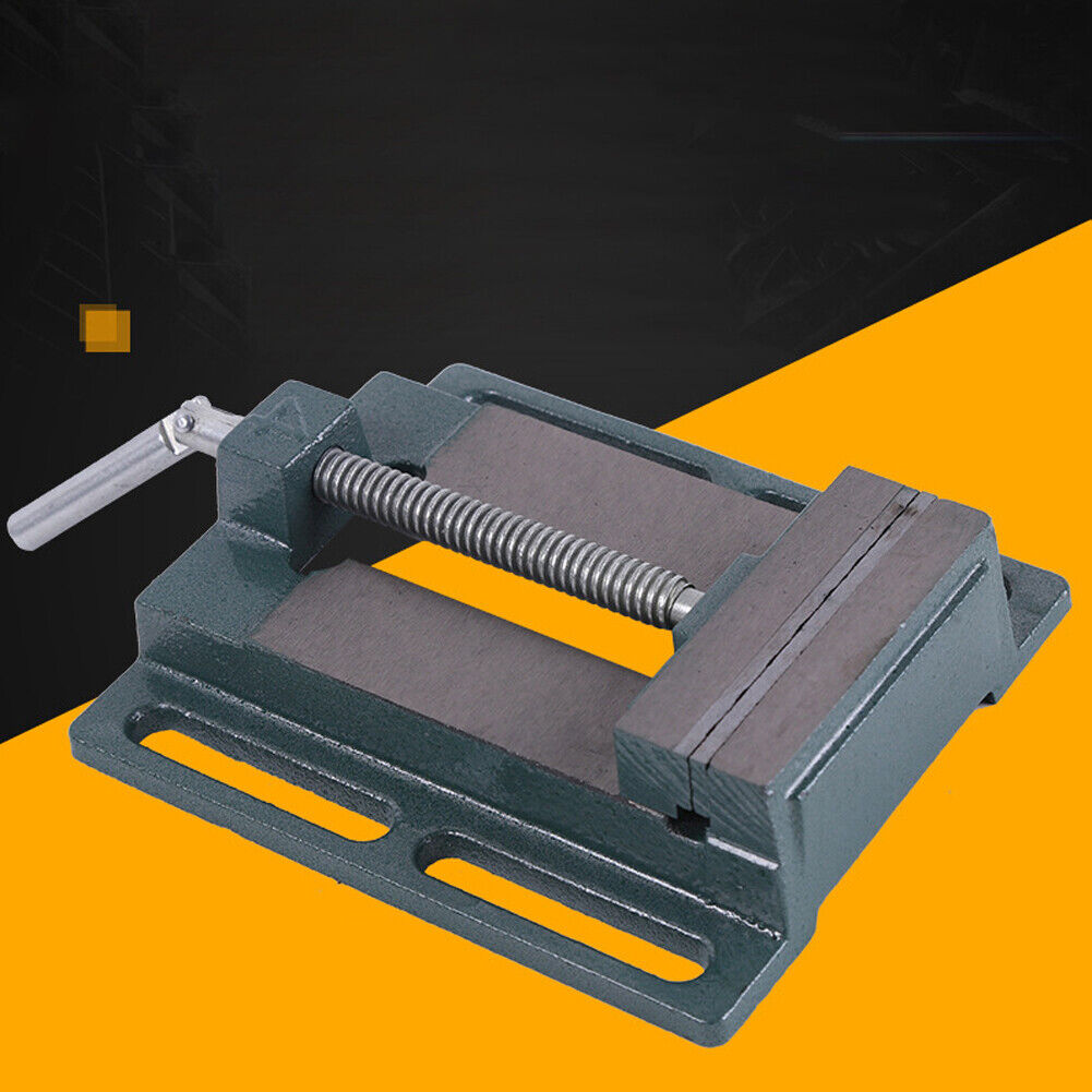 US 1-2 Pack Low Profile Drill Press Vise Heavy Duty Bench Drill Highly Accurate