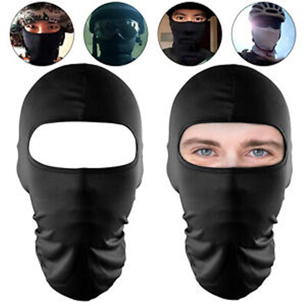 US 5-10 Pc Men's Ski Face Mask Warm Balaclava Sports Airsoft Motorcycle Hood Hat