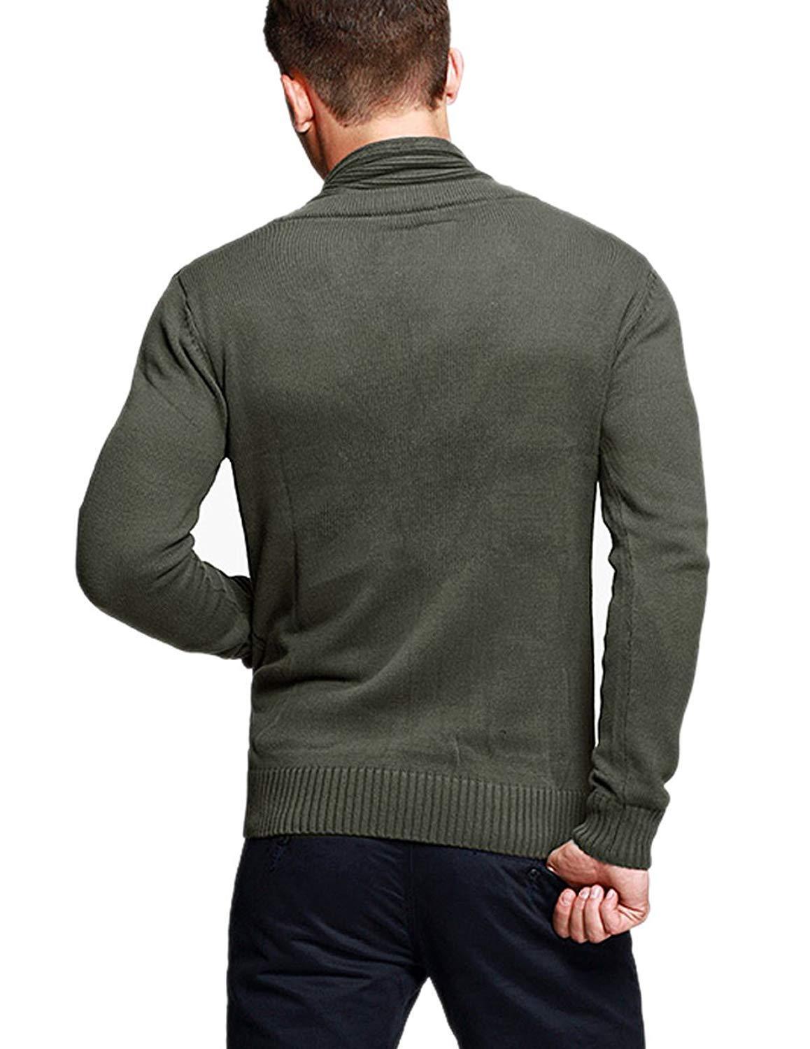 Match Men's K|G Series Shawl Collar Cardigan Sweater