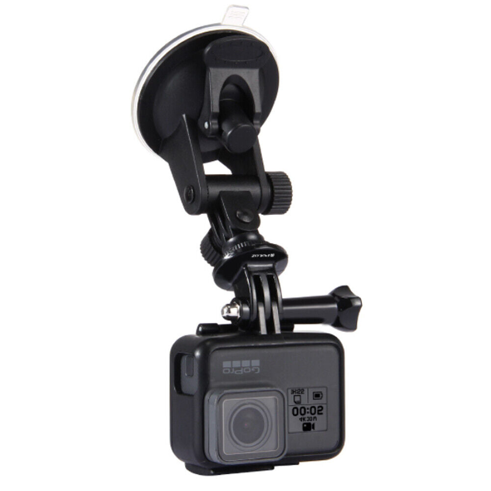 US 2-4Pc Adjustable Windshield Suction Cup CarMount Action Camera Bracket Holder