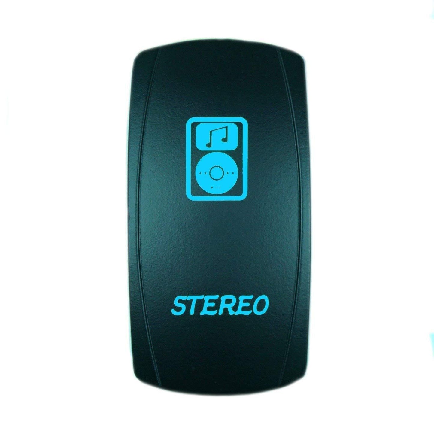 Amarine-made Laser Rocker Switch 20A 12v On/Off LED Light HORN/ZOMBIE/FOG/Light