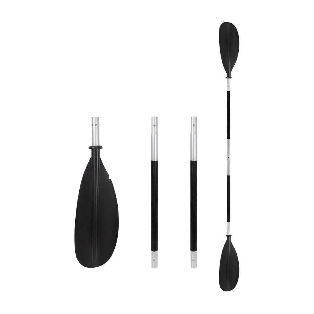 US Double-Ended Kayak Paddle 220cm Detachable Lightweight Aluminum Canoe Afloat