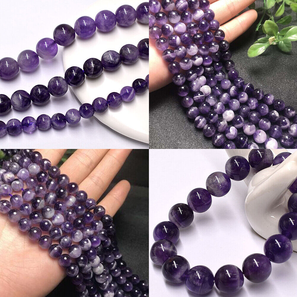 US Original Natural Stone Beads Gemstone Round Loose Beads For Jewelry Making