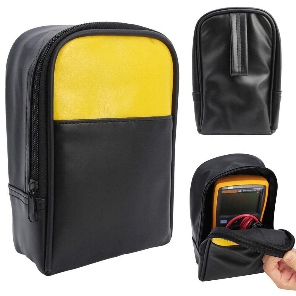 US 1-2 Pack Soft Carrying Case Electricians For Fluke Multimeter Storage Bag
