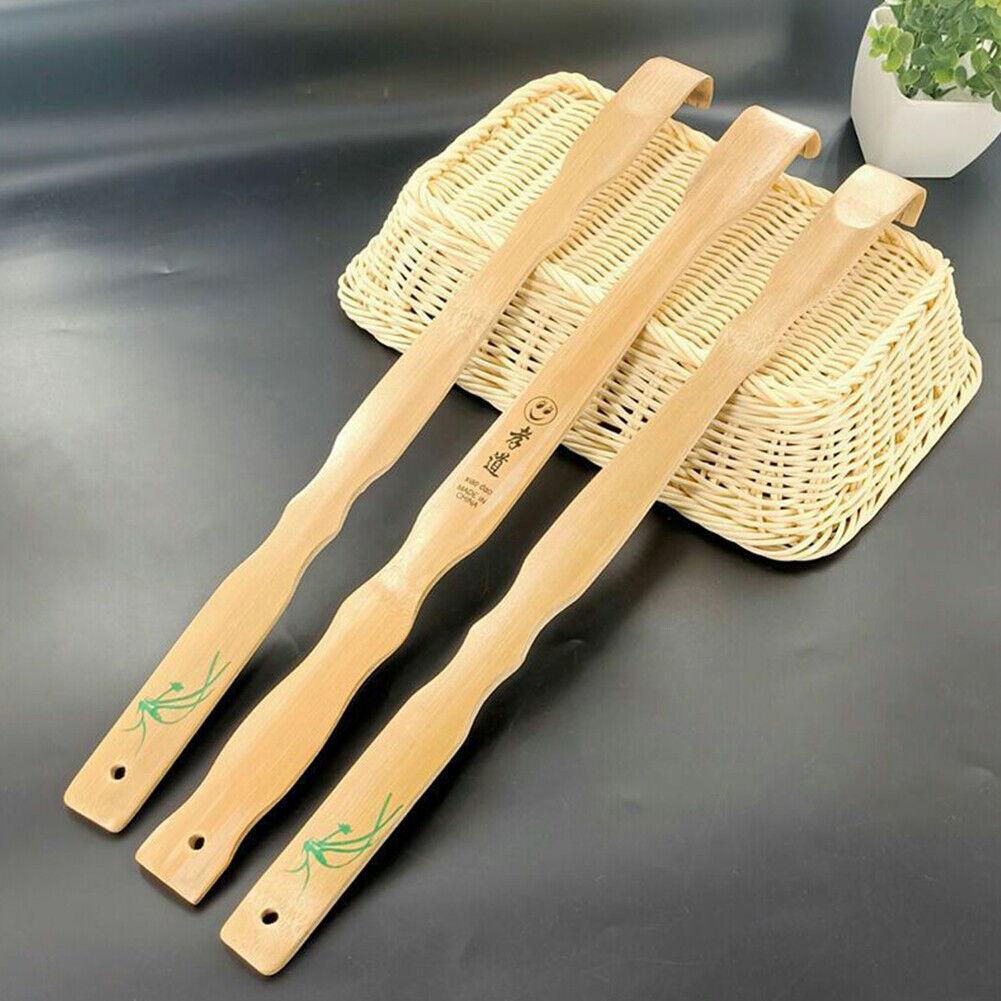 US 3-6 Pack Bamboo Wood Back Scratcher Self-Massager Good Practical Novel Gifts