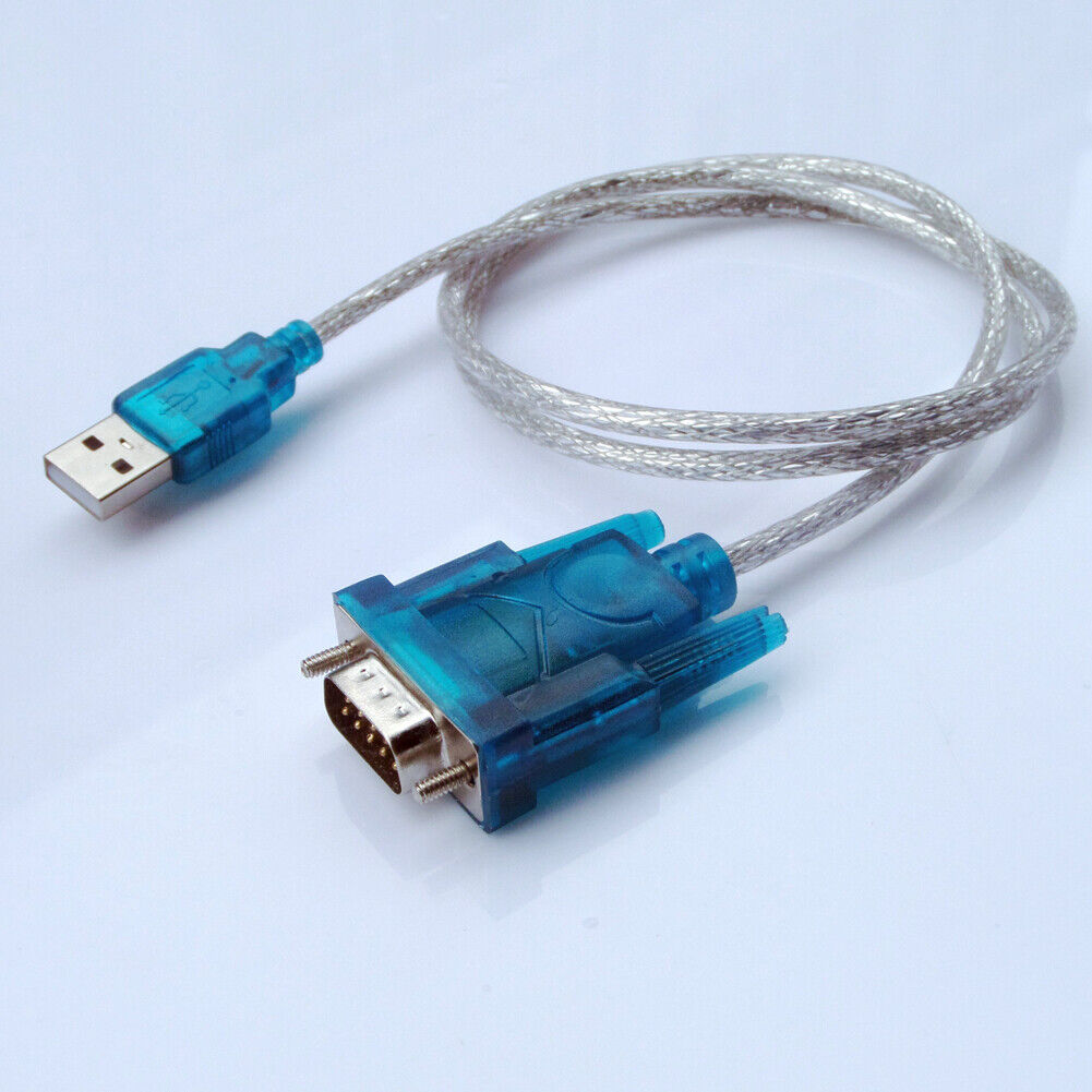 US 2-4 Pcs DB9 RS232 Serial To USB 2.0 Converter 9 Pin Adapter Cable Android Mac