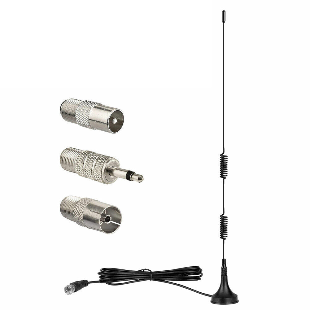 US 2-4 Pack Indoor Digital Antenna HD AM FM Radio Stereo Receiver Magnetic Stand