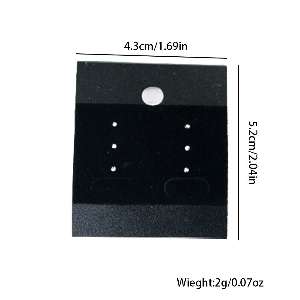 US 200-400 Pc Earring Holder Cards Display Velvet for Jewelry Ear Studs 2 x 2"