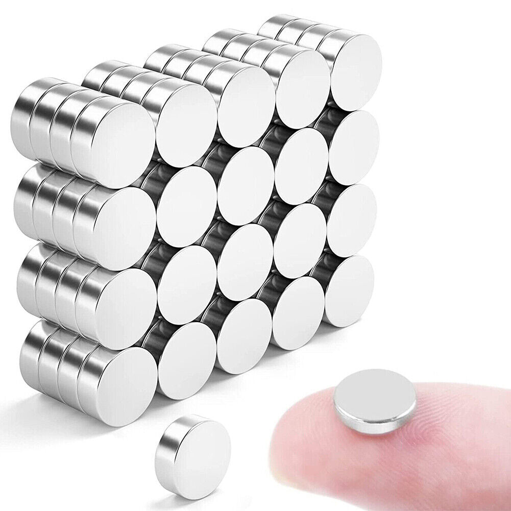 US 10-100 Pcs Neodymium Magnets Round Disc N35 Super Strong Rare Earth Thin S/L