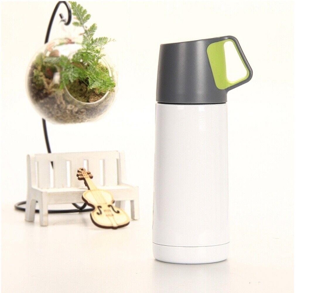 Thermos Cup 15OZ Stainless Steel Water Bottle Leak Proof 3D Cup Cover Slip