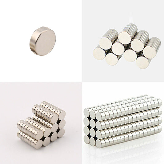 US 200-400 Pcs Strong Rare Earth Neodymium Disc Magnets 6 x 3mm (1/4 x 1/8 inch)