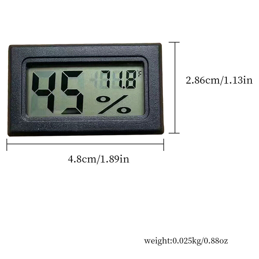 US 3-6 Pack Digital Indoor LCD Temperature Humidity Meter Gauge Thermometer