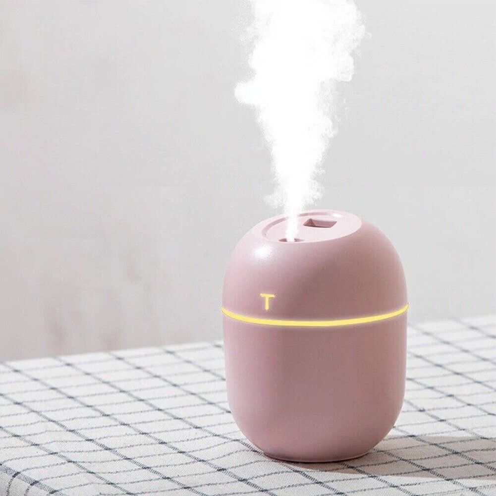 US 3-6 Pack Mini Air Humidifier 220ML Aroma Essential Oil Diffuser USB LED Mist