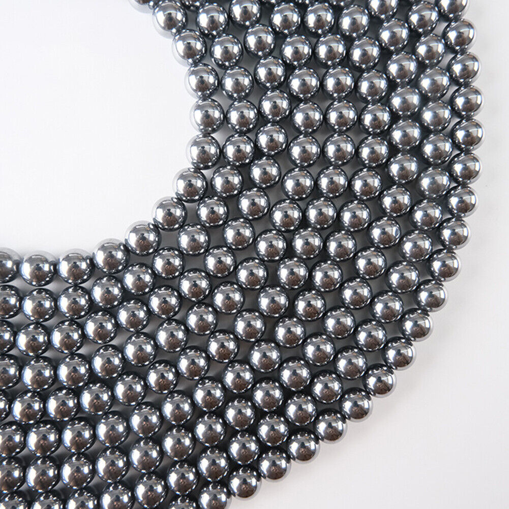US 6/8/10MM Grade AAA Gemstone Round Loose Beads Terahertz Beads Synthetic DIY