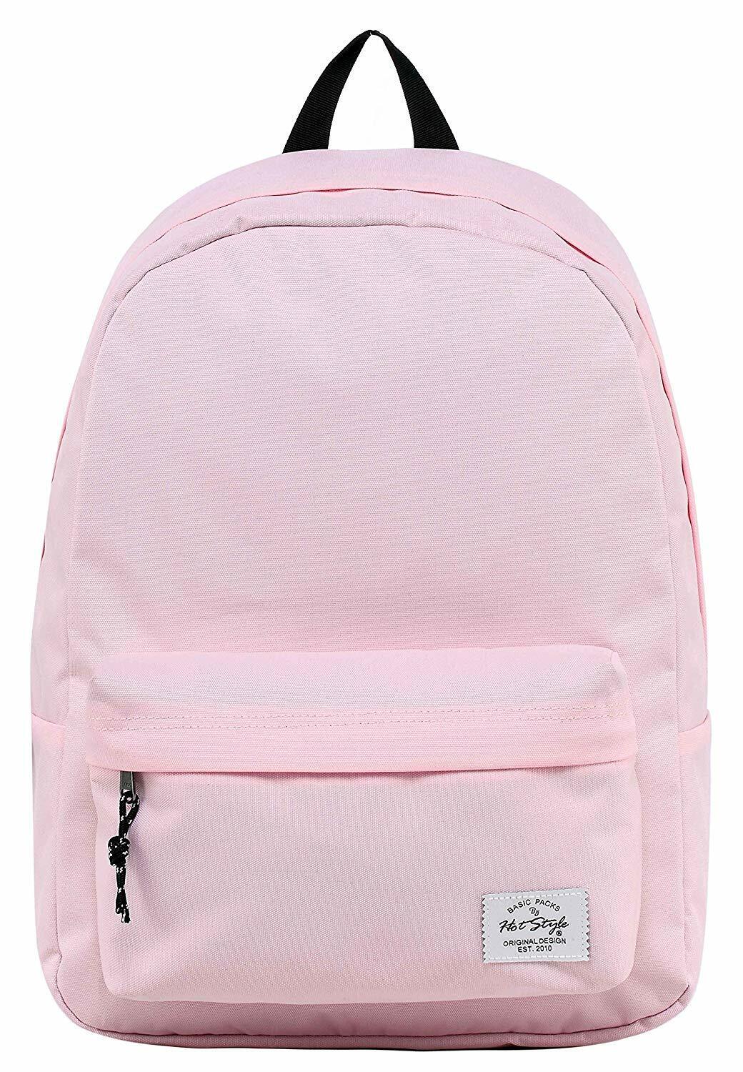 SIMPLAY Classic School Backpack Bookbag, 17"x12.5"x5",Assorted Colors and Prints