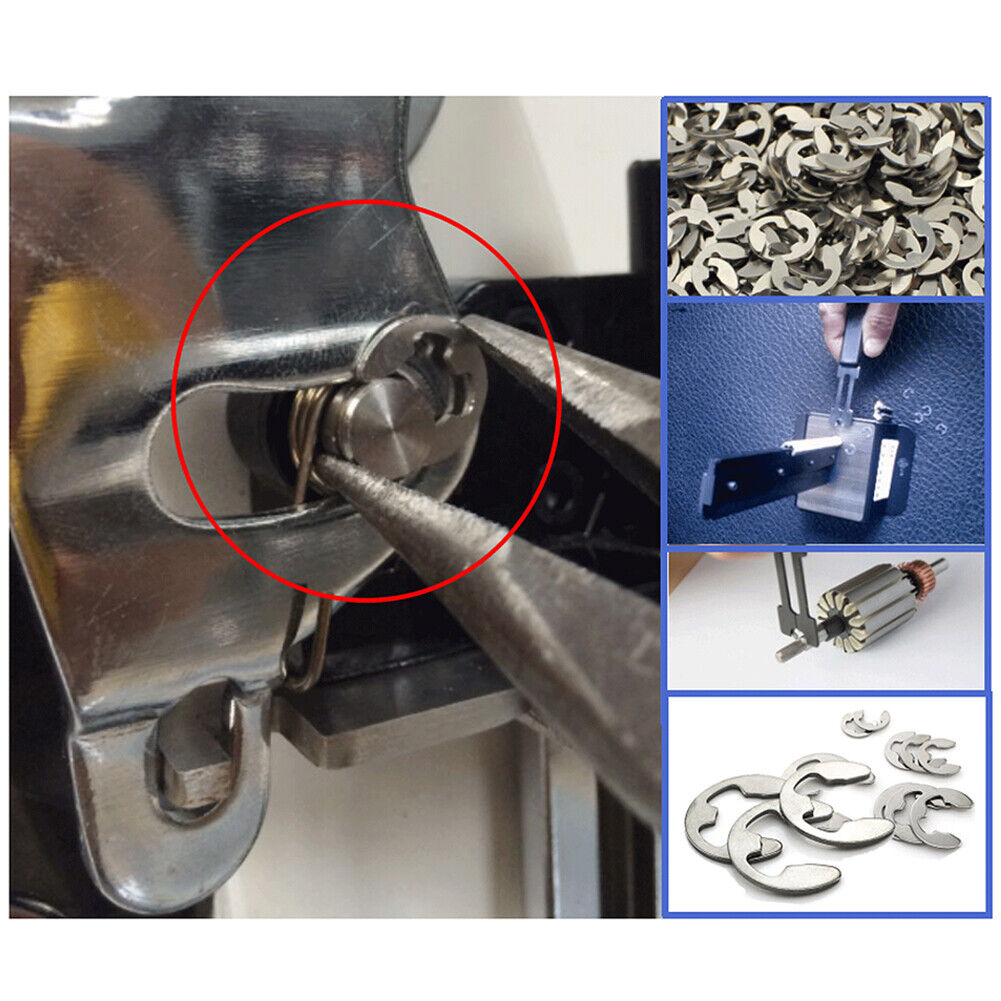 US 120 E Clips C CIRCLIPS Stainless Steel Kit Retaining Ring Assorted 1.5 - 10mm