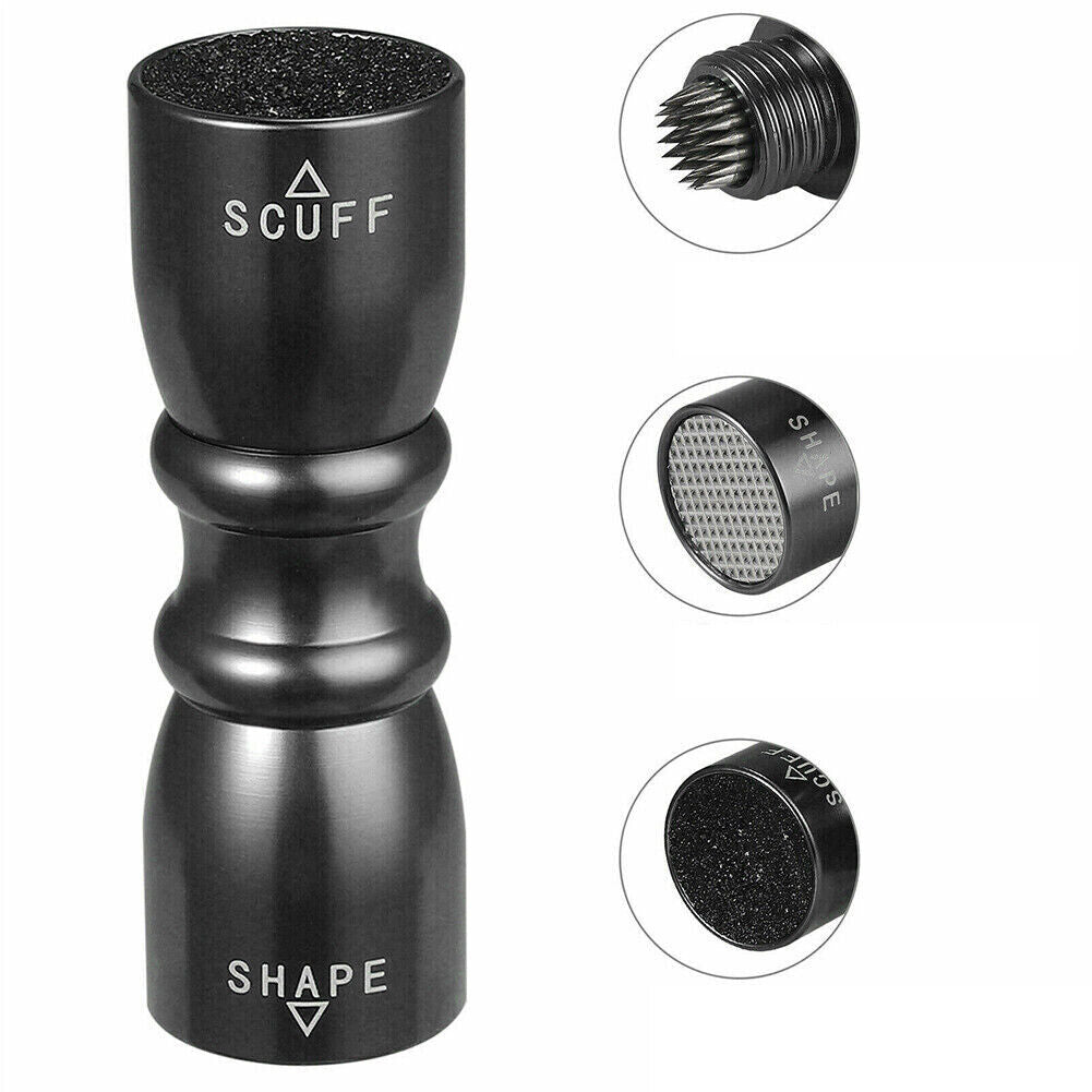 US 1-2 Pc 3-in-1 Billiard Pool Cue Tip Tool (Scuffer/Shaper/Aerator) Repairment