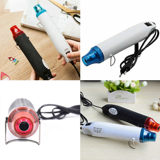 US 300W Heat Gun Electric Hot Air Gun Kit Hot Wind Blower Tool DIY Portable 110V
