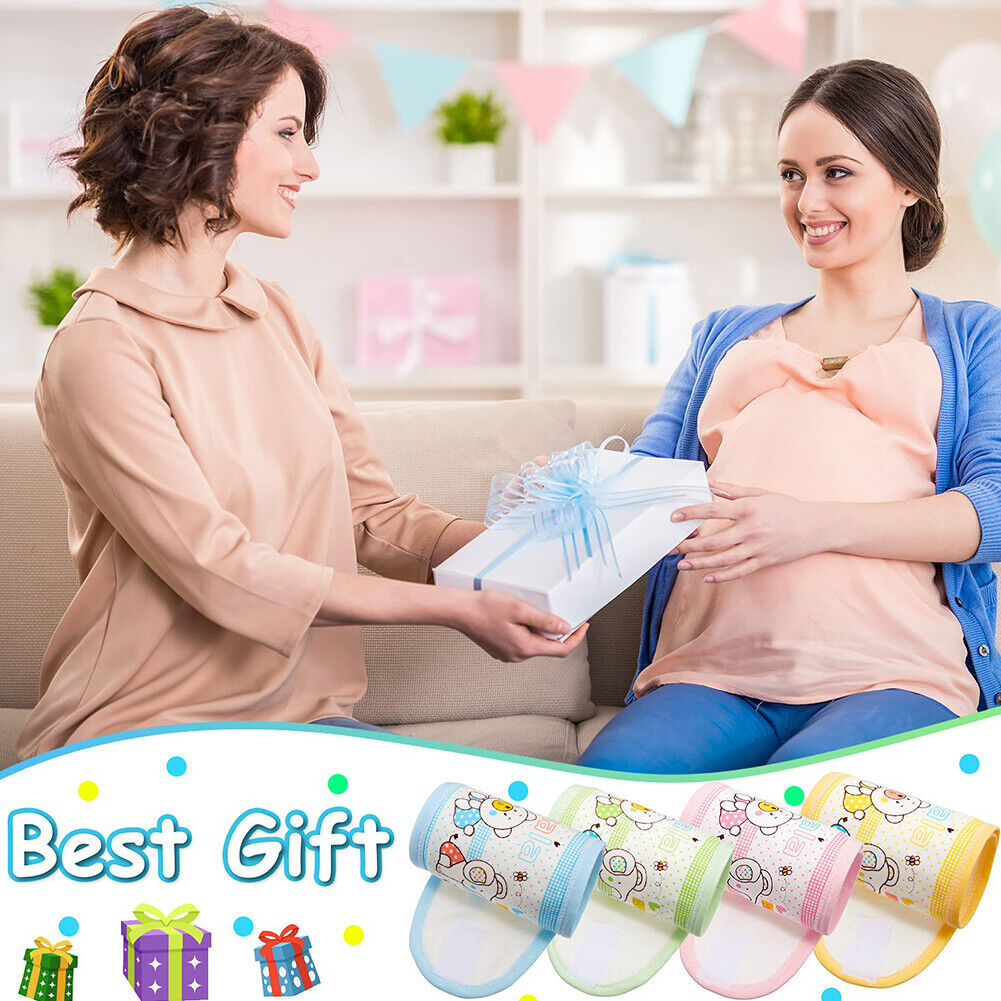 US 4Pc Baby Infant Umbilical Cord Belly Band Cartoon Cotton Soft Belly Protector
