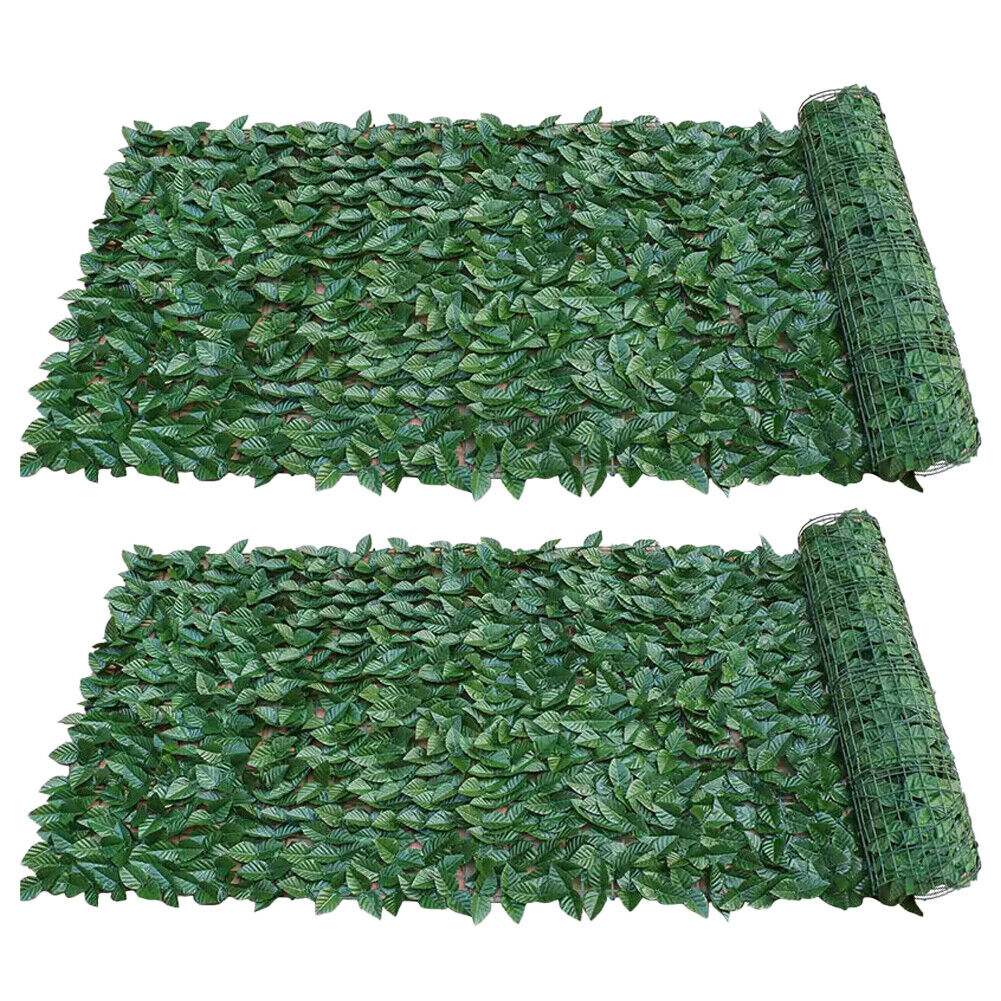 US 118"x39" Artificial Privacy Fence Wall Screen Faux Ivy Leaf Outdoor Decor