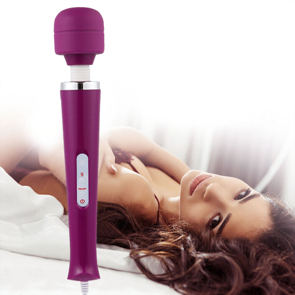 US 1-2 Pc Multispeed Vibrator Handheld Dildo Massager Waterproof Speed Safe Play