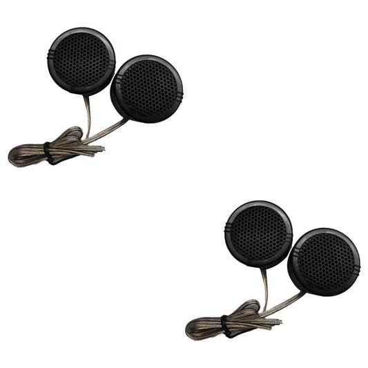 US 2-4 Pack 600W Super High Frequency Mini Car Dome Tweeters Built-In Crossovers