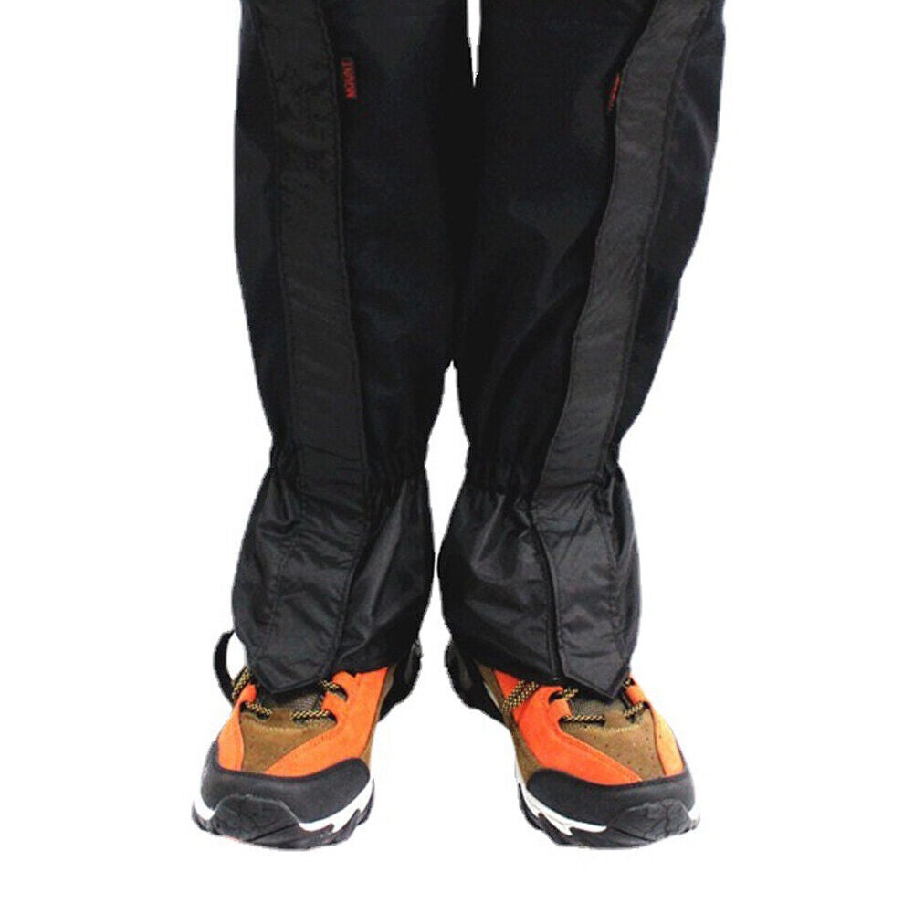 US Fashion Hiking Waterproof Leg Gaiters Kids Teen Men Women Gators Snow Boot